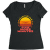 five more minutes Women's Triblend Scoop T-shirt
