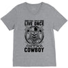You Only Live Once It as a Cowboy V-Neck Tee