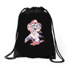 freddy krueger floral Drawstring Bags