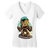 groot Women's V-Neck T-Shirt