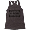 my biceps Racerback Tank