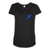 mermaid mom pocket Maternity Scoop Neck T-shirt
