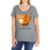 if it fits i sits Ladies Curvy T-Shirt