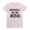 georgia is my mind Ladies Fitted T-Shirt