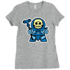 mitesized skeleboy Ladies Fitted T-Shirt