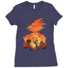 beautiful sunset Ladies Fitted T-Shirt