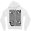 optical illusion Zipper Hoodie