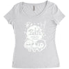 burton's imaginary friends Women's Triblend Scoop T-shirt