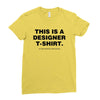 This is a Designer T-Shirt Ladies Fitted T-Shirt