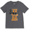 I WAS NORMAL 3 DOGS AGO V-Neck Tee