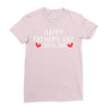 Happy Father's Day I Love Daddy Onesie-Father's Day Ladies Fitted T-Shirt