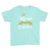 kings are born in october Youth Tee