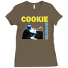 cookie monster Ladies Fitted T-Shirt