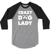 Crazy Dog Lady 3/4 Sleeve Shirt