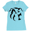 dog face Ladies Fitted T-Shirt