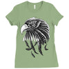 eagle ornate Ladies Fitted T-Shirt