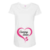 Coming Soon Baby Girl Maternity Scoop Neck T-shirt