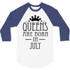 queens are born in july (2) 3/4 Sleeve Shirt