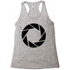 aperture science Racerback Tank