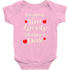 wishing you lovely mother's day Baby Onesie