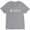 YoRHa White Logo V-Neck Tee