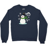 windy snowman Crewneck Sweatshirt