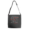 scenic mustafar Adjustable Strap Totes