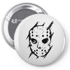 jason voorhees mask 2 Pin-back button