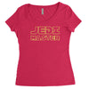 jedi master Women's Triblend Scoop T-shirt