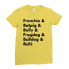 frenchies united Ladies Fitted T-Shirt
