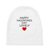 happy valentine day lovely Baby Beanies
