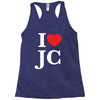 i love jesus christ Racerback Tank