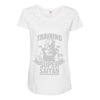 training to go super saiyan Maternity Scoop Neck T-shirt