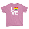 lgbt love Youth Tee