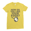 how do you like your eggs Ladies Fitted T-Shirt