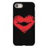 lip print heart iPhone 8