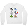 unicorn funny Crewneck Sweatshirt