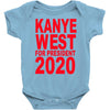 kanye west president 2020 funny humor mtv vma awards hip hop rap Baby Onesie