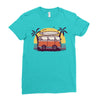 Sunset Van Ladies Fitted T-Shirt