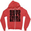 beard Zipper Hoodie