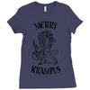 merry krampus Ladies Fitted T-Shirt