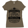 Made In 1998 And Still Awesome Ladies Fitted T-Shirt