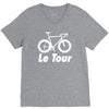le tour bike silhouette 2015 de france new V-Neck Tee