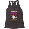 Class of 2017 Proud GrandMother Graduation Racerback Tank