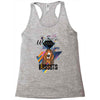 who loves bassets Racerback Tank