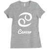 cancer zodiac Ladies Fitted T-Shirt
