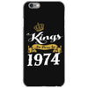 kings are born in 1974 iPhone 6/6s Case