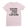 all about halloween. Ladies Fitted T-Shirt