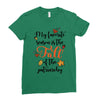 my favorite season is the fall of the patriarchy Ladies Fitted T-Shirt