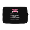 umpire's wife Laptop sleeve